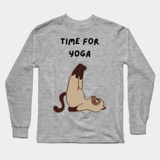 time for yoga Long Sleeve T-Shirt